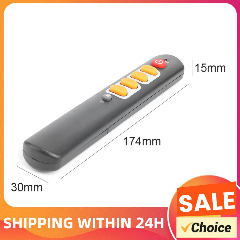 Smart Home Yellow - Universal 6 Big Yellow Button Learning