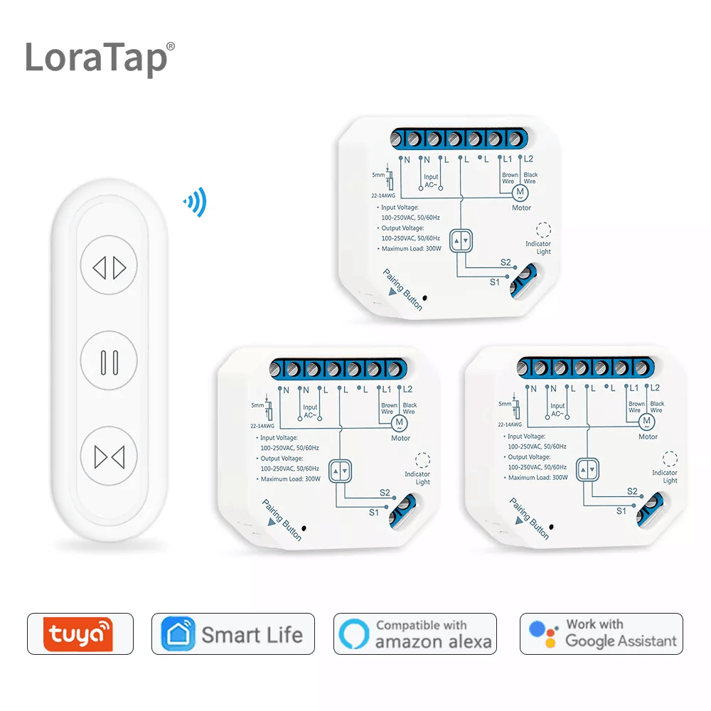 Universal Remote Smart Home - Tuya Smart Life Curtain Switch Module