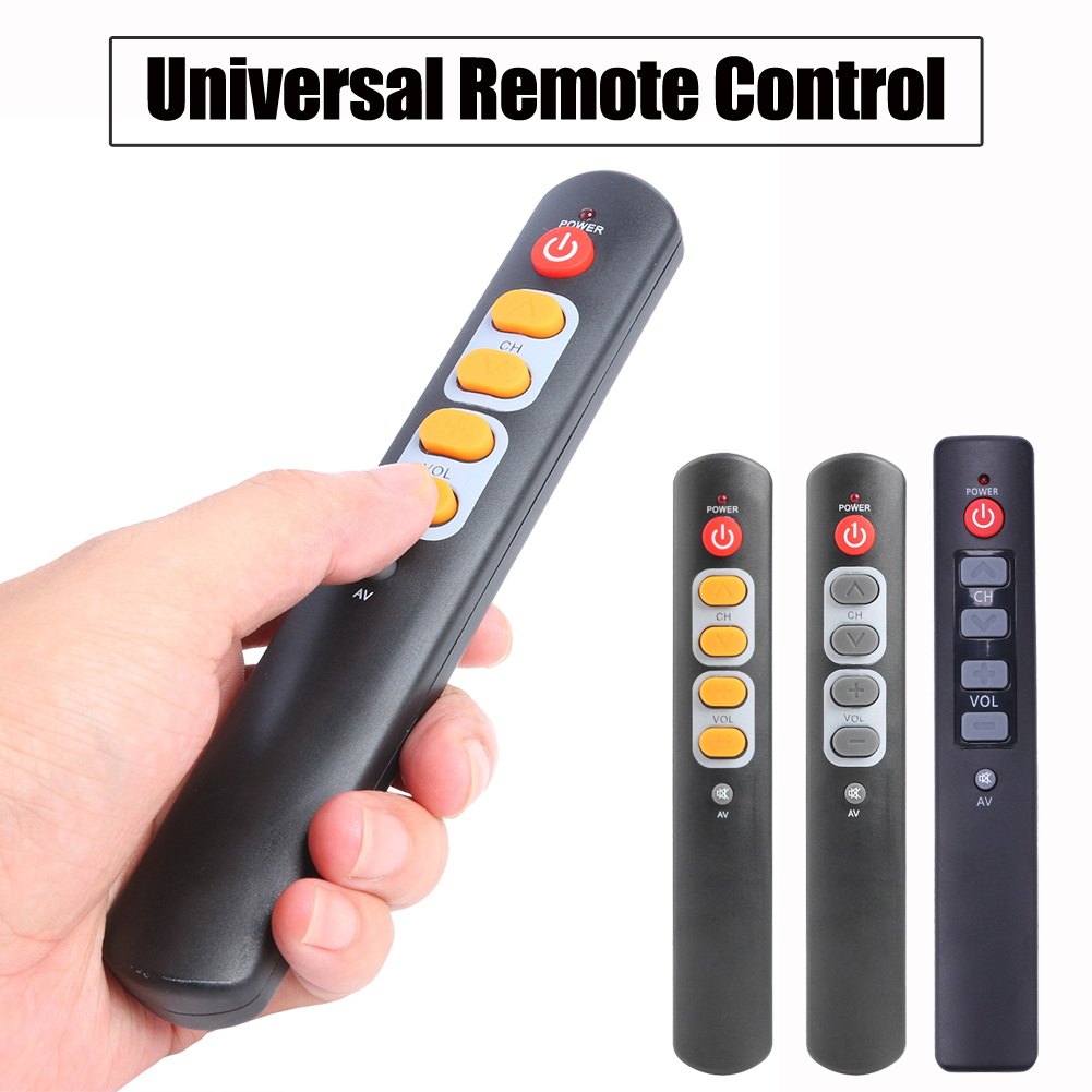 Smart Home Yellow - Universal 6 Key Learning Remote Control