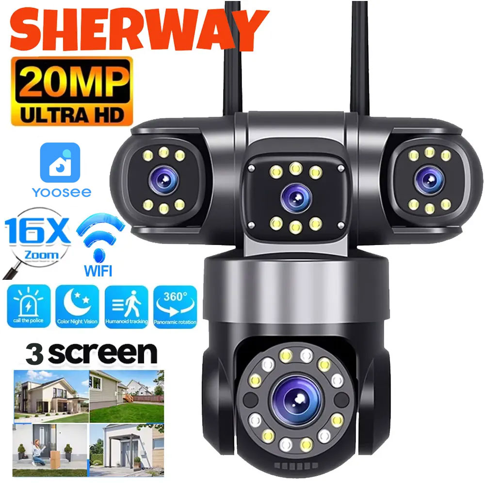Smart Home Camera Ezviz - 10K 20MP Home Security Outdoor WiFi