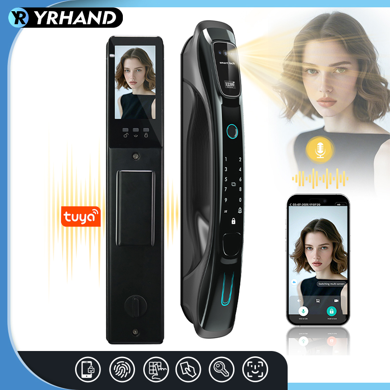 Smart Home Door Lock - Smart Lock 3D Face Recognition Palm