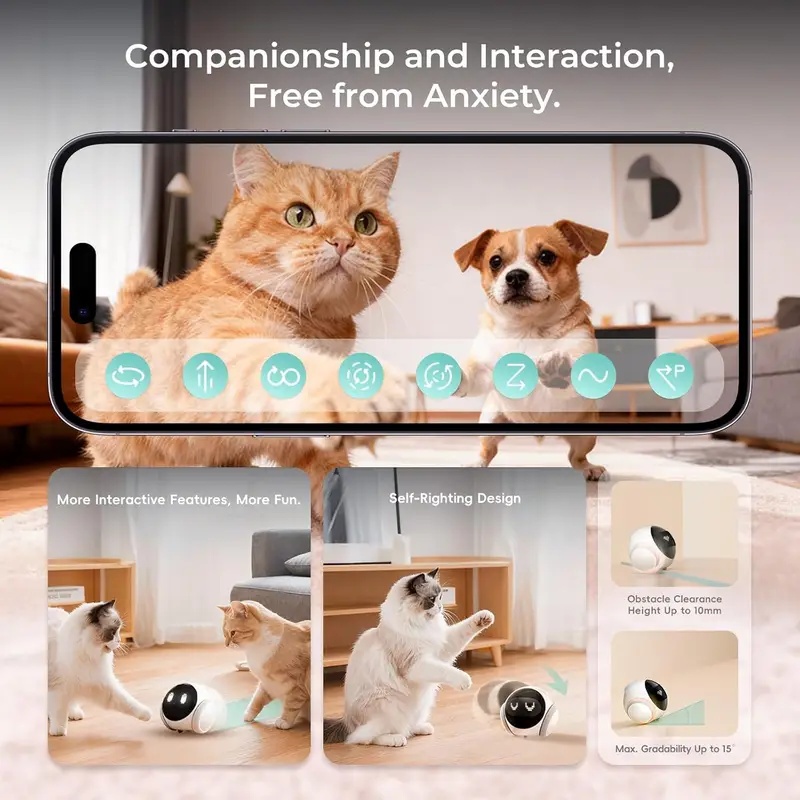 Movable Indoor Pet Robot Camer - Smart Home Video review and price