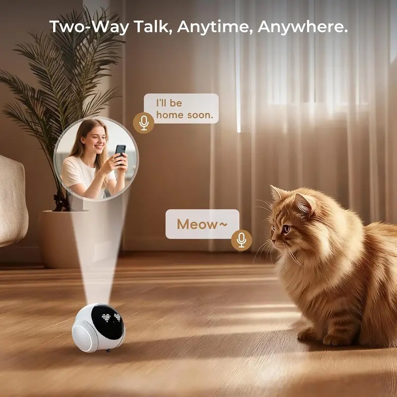 Movable Indoor Pet Robot Camer - Smart Home Video review and price