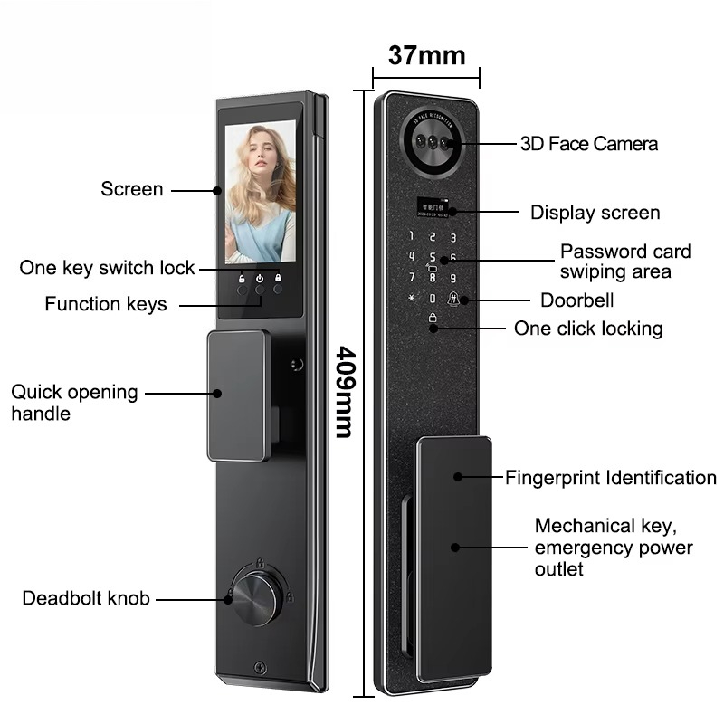 Tuya WiFi Smart Door Lock, Hom - Smart Home Door Lock review and price