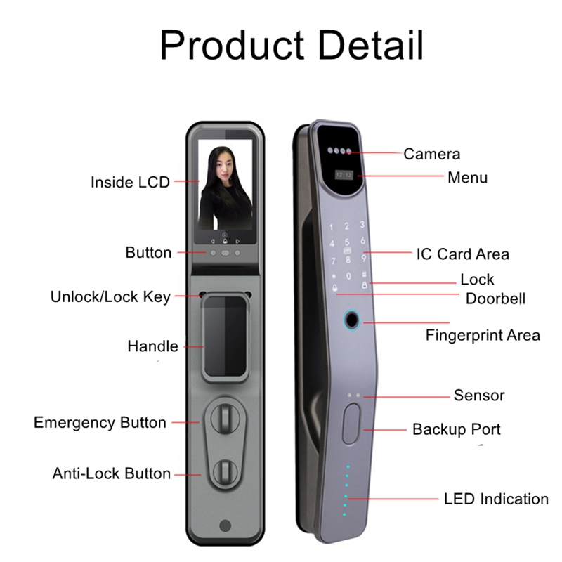 Tuya Wifi Electronic Fingerpri - Smart Home Door Lock review and price