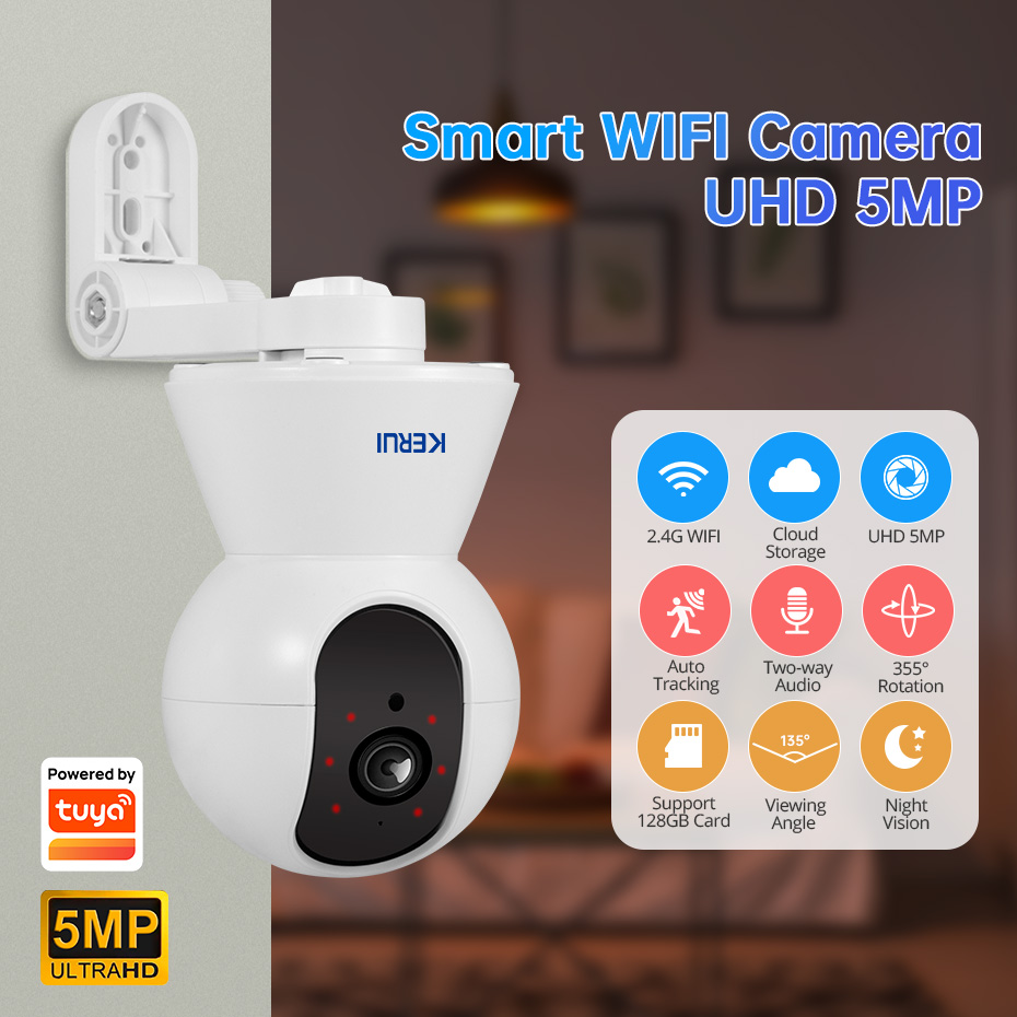 KERUI 4K 8MP Tuya Smart Mini W - Smart Home Camera Ezviz review and price