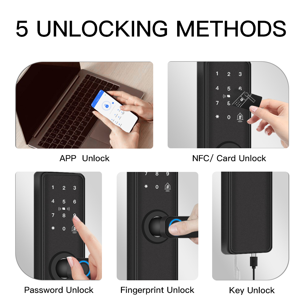 Smart Door Lock Bluetooth-comp - Smart Home Door Lock review and price