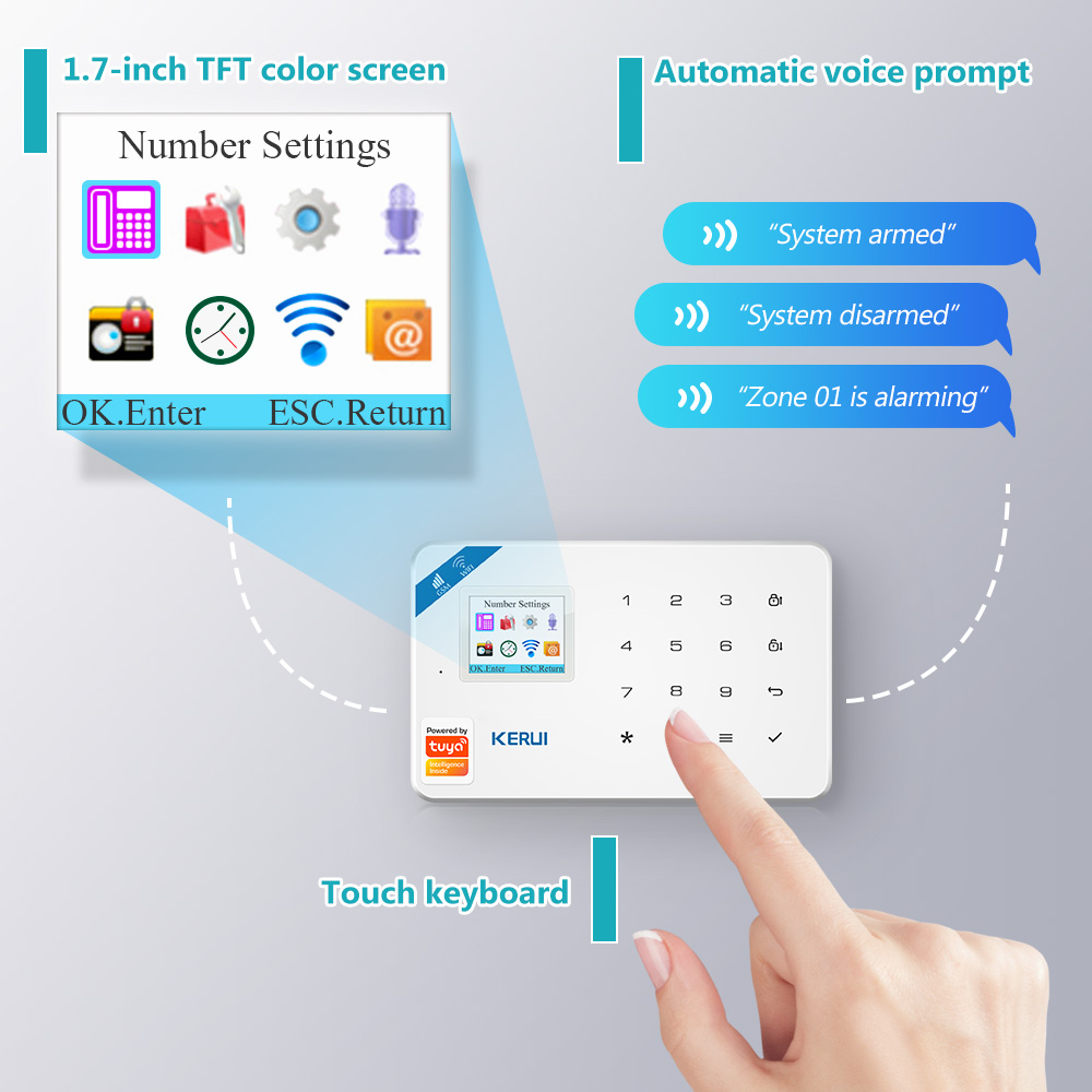 KERUI W181 Alarm System Secutr - Smart Home Video review and price