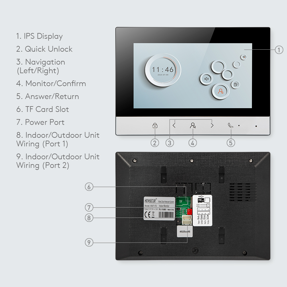 Tuya Smart WIFI Indoor Monitor - Smart Home Video review and price