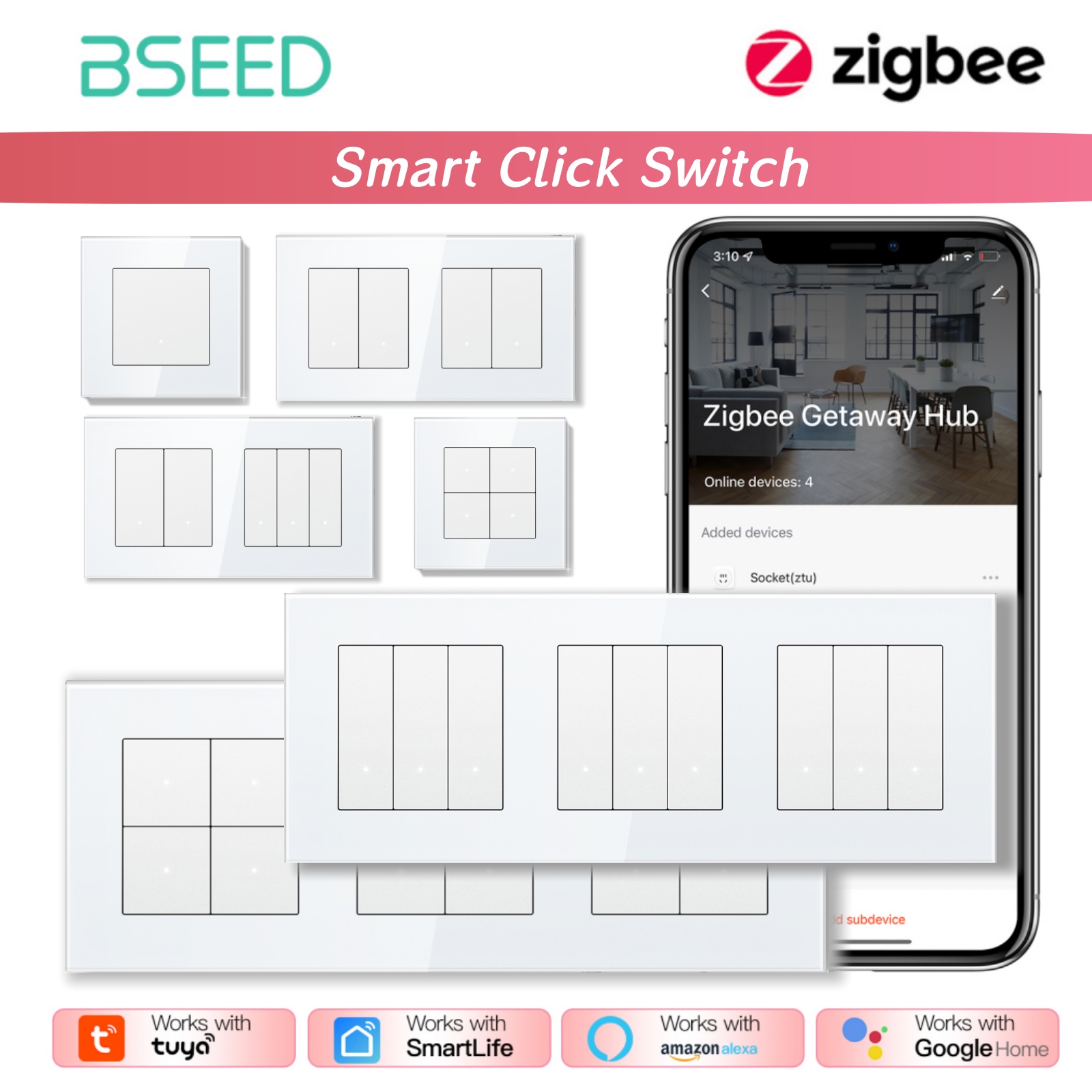 BSEED ZigBee Click Switches Se - Smart Home Yellow review and price