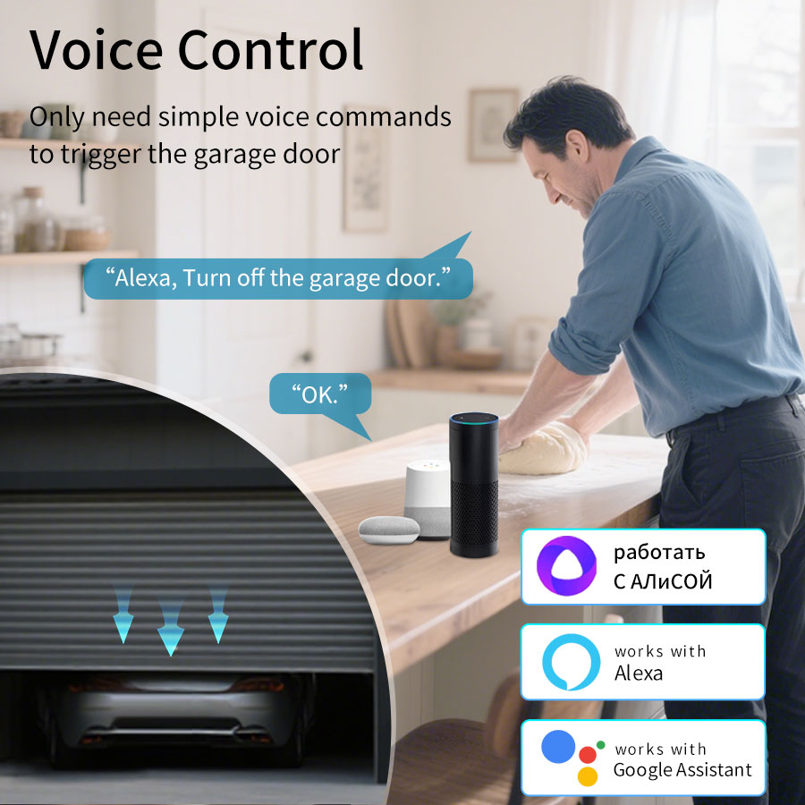 Tuya Smart WiFi or Zigbee Gara - Wireless Door Sensor review and price