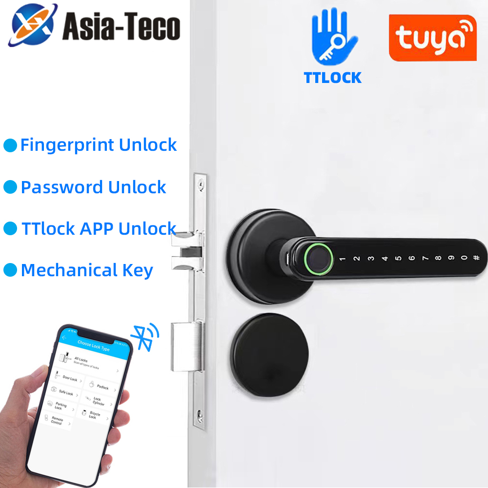 TTLock Smart Bluetooth Fingerp - Smart Home Door Lock review and price