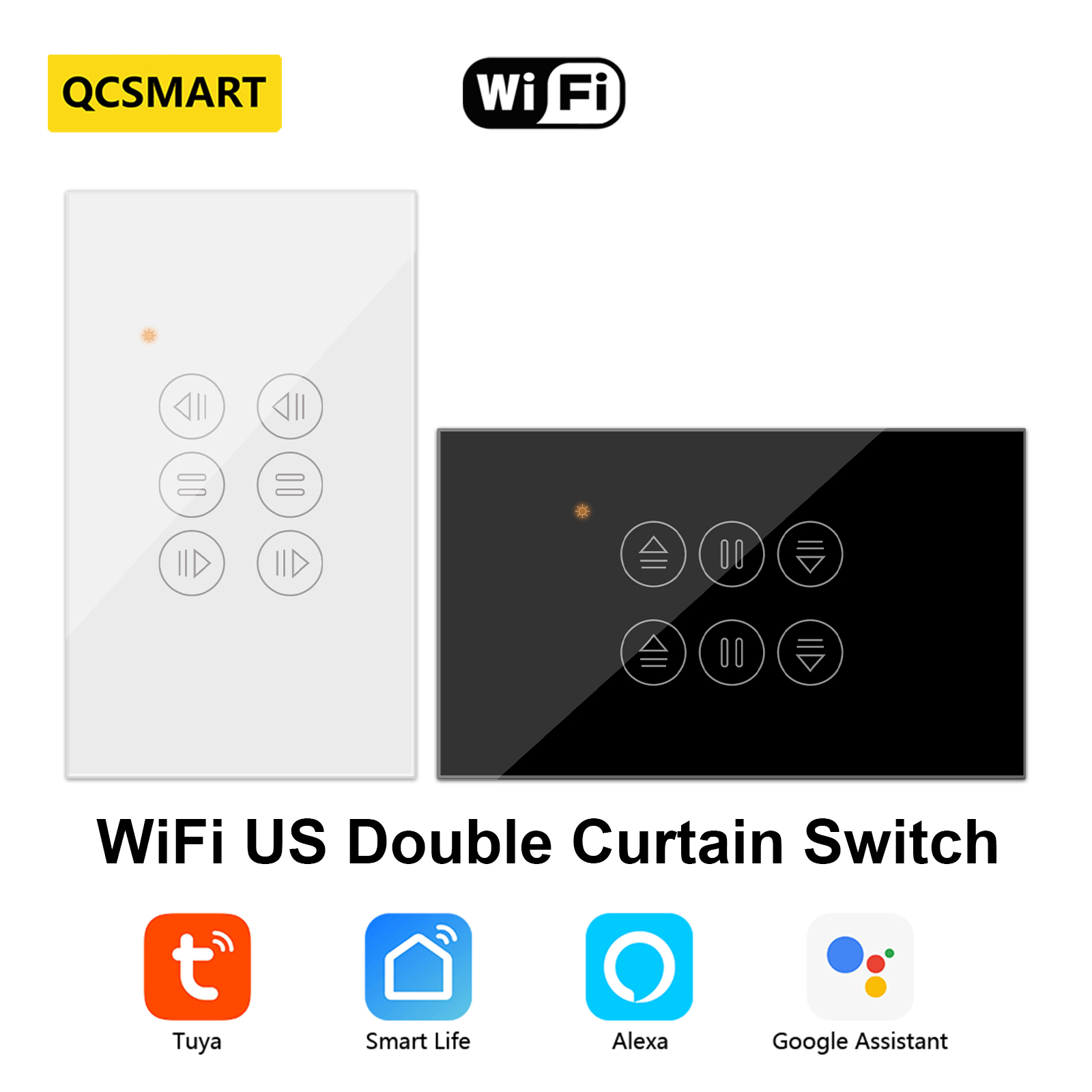 QCSMART WiFi Double Curtain US - Universal Remote Smart Home review and price