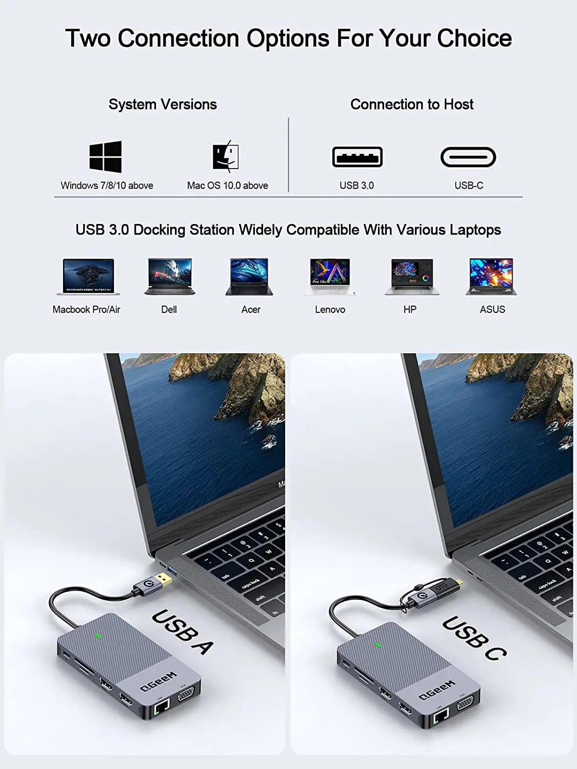 QGeeM USB 3.0 Docking Station, - Smart Home Hub 2 review and price