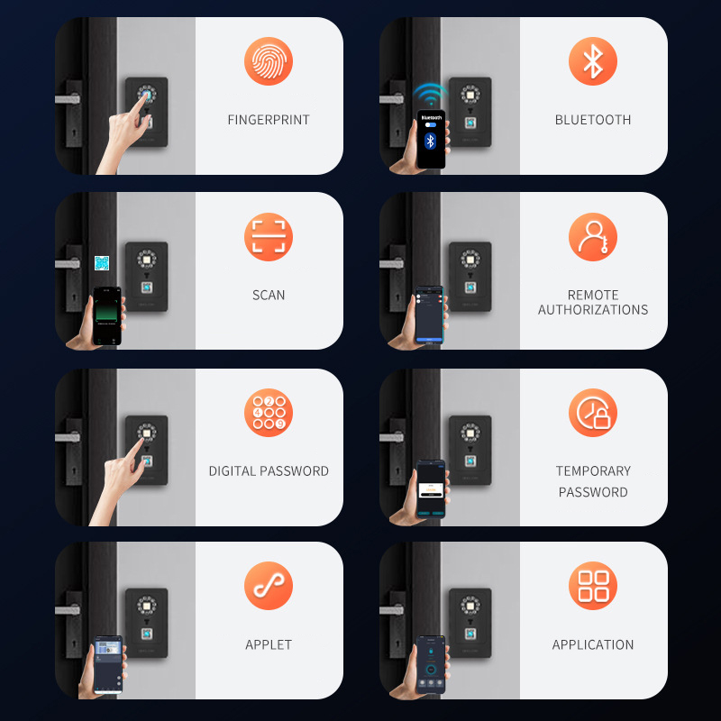 Intelligent Padlock Hang Desig - Smart Home Door Lock review and price