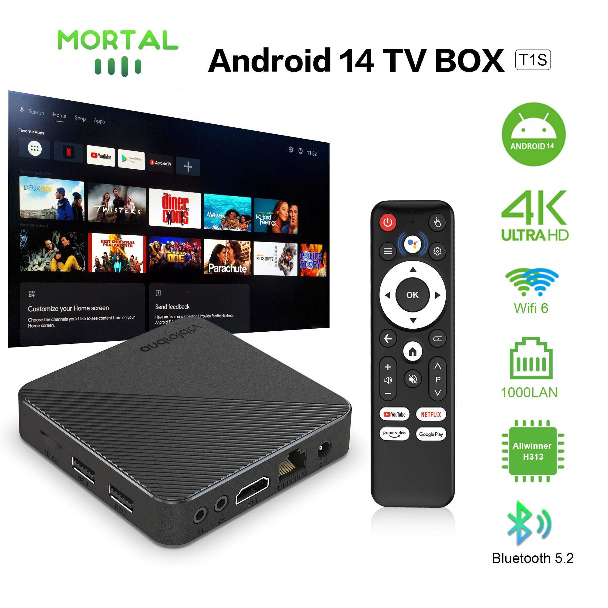 Android14 TV Box Smart Home Th - Smart Home Plus review and price