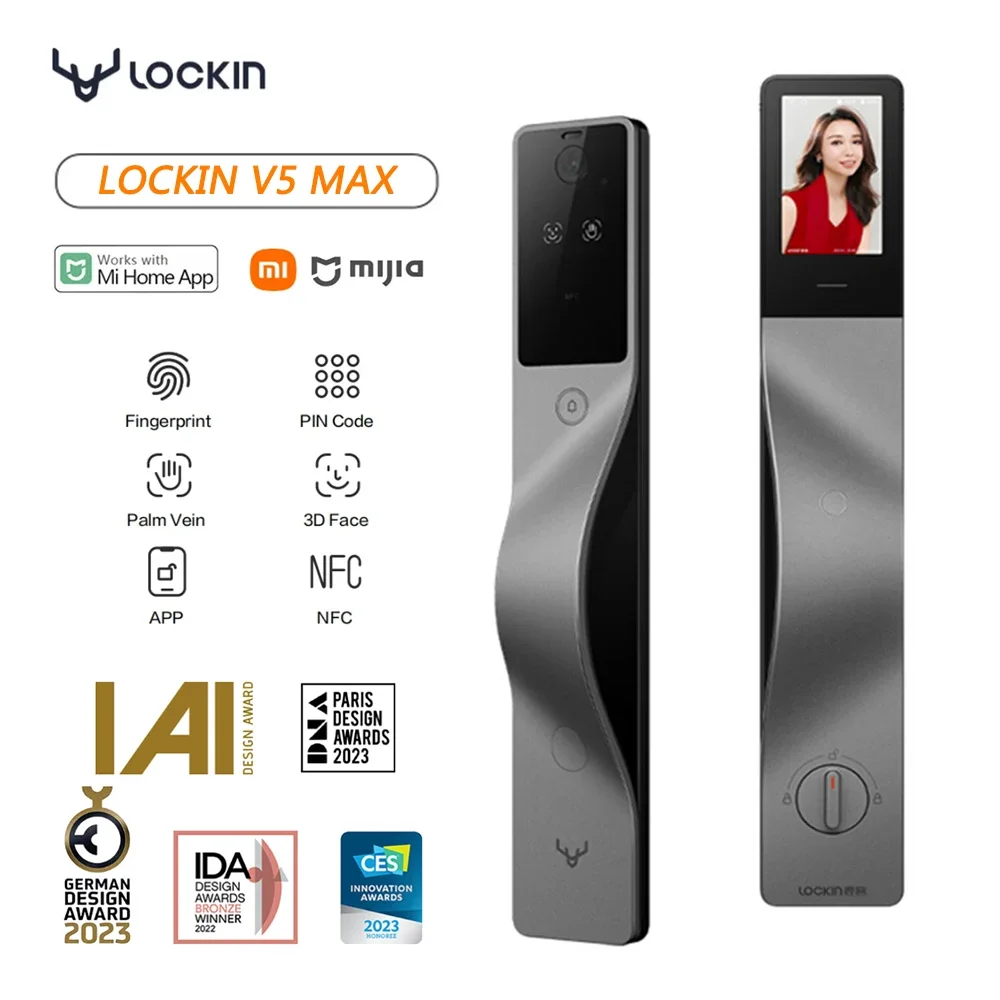 Lockin V5 Max 3D Face Recognit - Smart Home Door Lock review and price