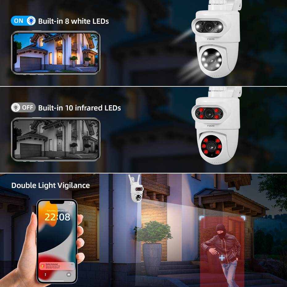 FUERS 5K 10MP Dual Lens IP Cam - Smart Home Camera Ezviz review and price