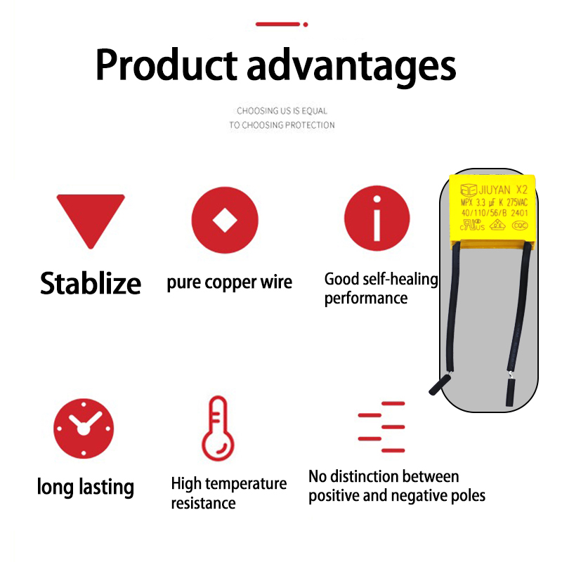 2.2uF X2 Safety Capacitor 275V - Smart Home Yellow review and price
